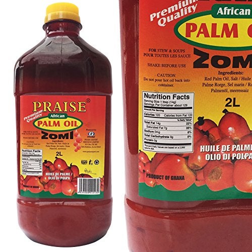 Praise Red Palm Oil, 2-Liters - Zomi - Image 2