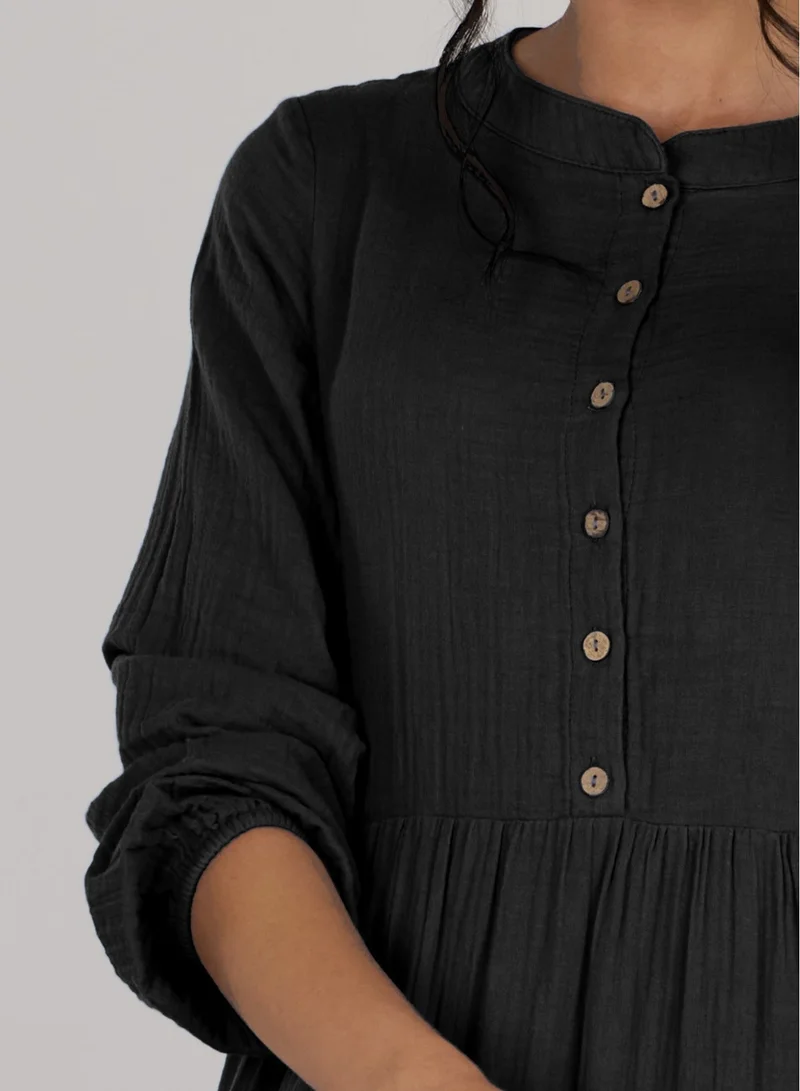 جاست نيتشر فستان إيرينا الأسود الطويل