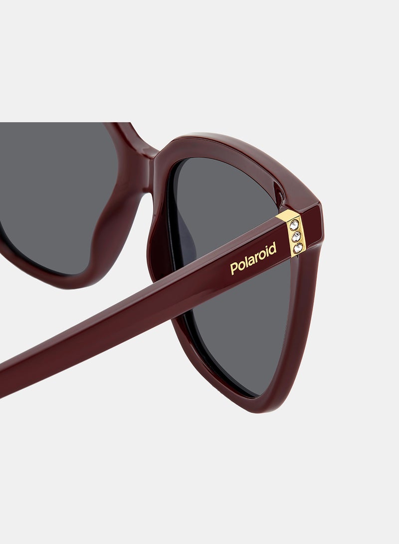 Polaroid Women Square Sunglasses 55 PLD 4155/S/X - Image 5