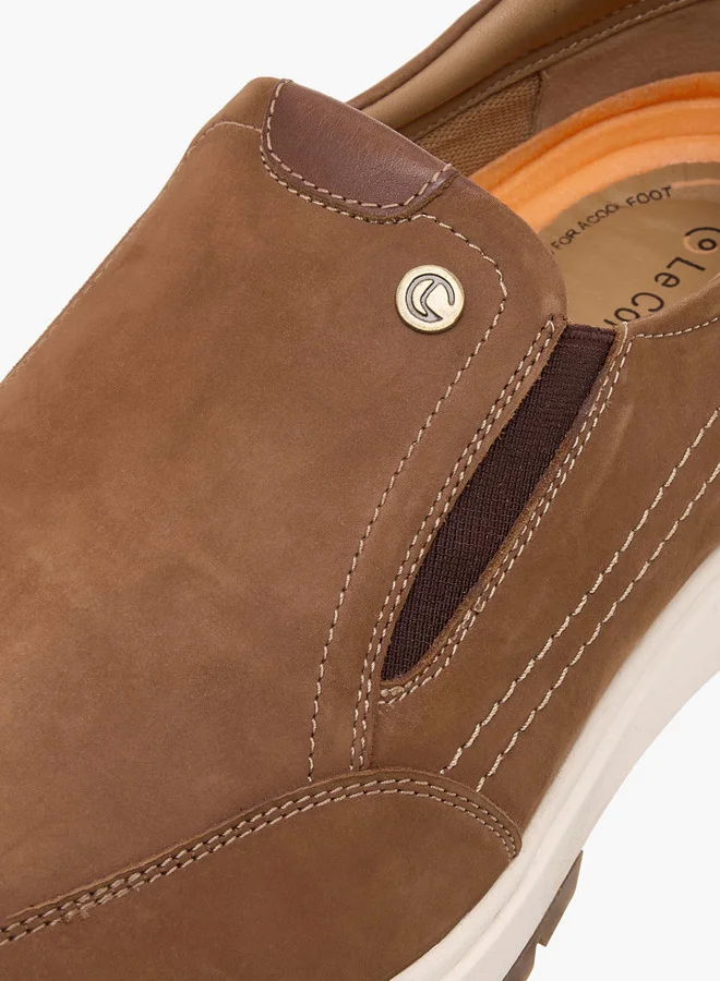 Le Confort Men's Solid Slip-On Loafers