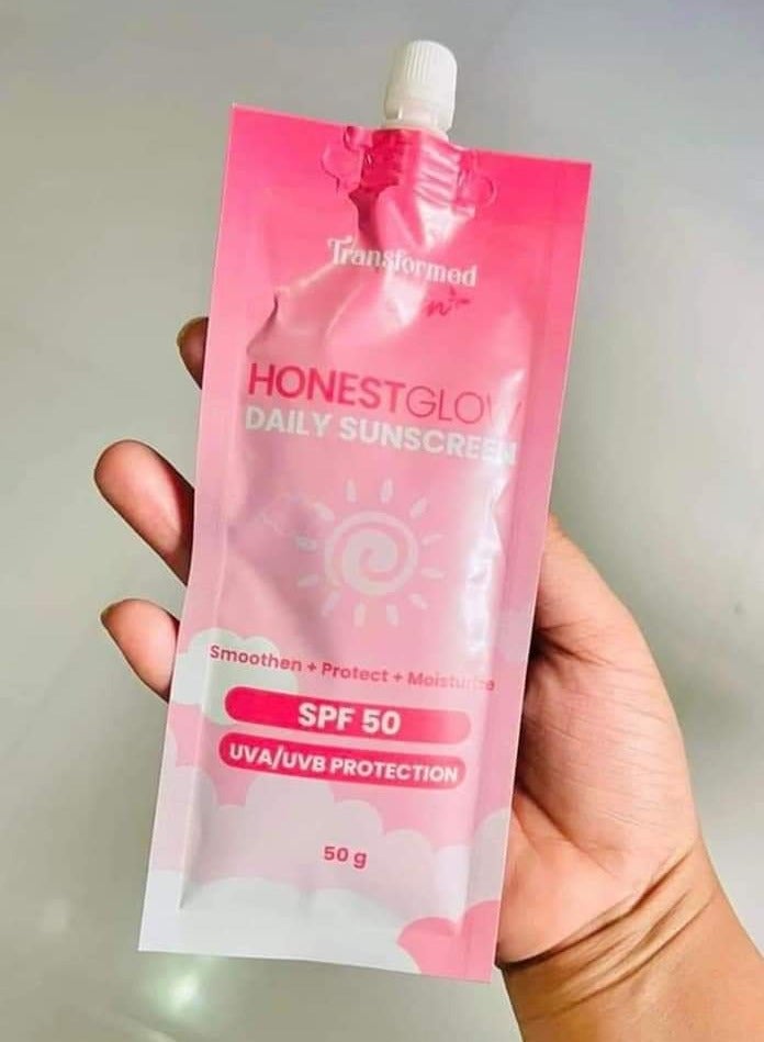 Transformed Skin Honest Glow Daily Sunscreen Spf 50 - 50 grams - Image 1