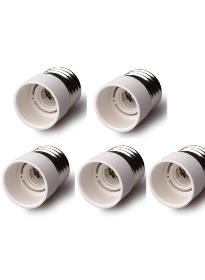 Royal Apex Conversion Lamp Holder Socket (5-pack) (E27 to E14)