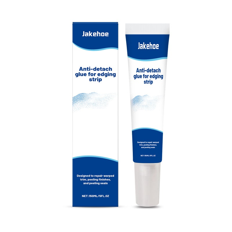Jakehoe Anti-Shedding Edge Banding Glue, Wood Board Cracking Care, Multi-Material Adaptable Home Decoration Edge Banding Repair Glue - Image 1