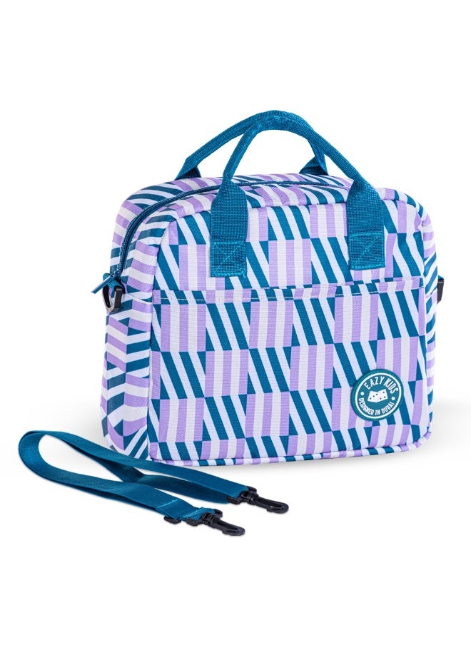 Eazy Kids Eazy Kids Stripes Lunch Bag - Blue  - Image 2