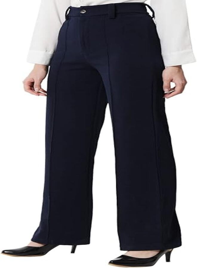 كوتي بنطلون نسائي عادي كاجوال من KOTTY (KTTWOMENSPANT151_أزرق داكن_32) - Image 2