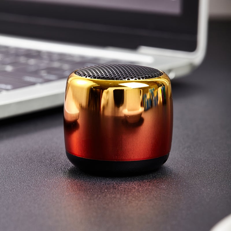 Green Yellow Mini Wireless Portable Subwoofer Stereo Speaker With Microphone Outdoor USB Music Player For Running Gaming Student - Image 3