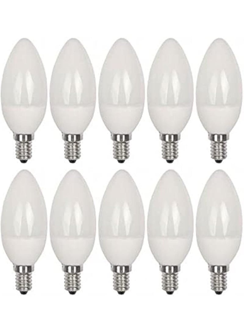 لمبة ليد للثريات لمبات اضاءة ابيض عدد 10