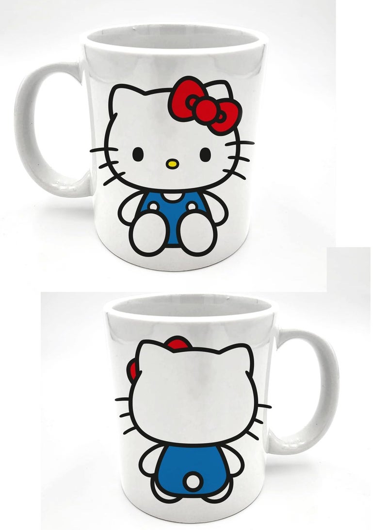 LOWHAT مجموعة هالو كيتي أكواب مجموعة أكواب عبوة من 1