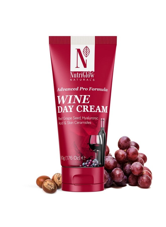 NUTRIGLOW Natural'S Advanced Pro Formula Wine Day Cream For Brighter Glowing Skin (50 G) - Image 1