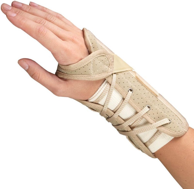 OTC Wrist Brace SoftFit Lace Closure Hand Wrist Splint Postoperative Care XLarge Right Hand - Image 1