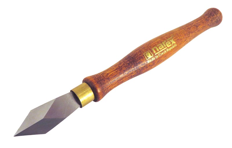 Narex Dual Double Bevel Striking Marking Knife with Blade from Hardened Mn-V Steel Heat Treated to HRc 61 822301 (One Pack) - Image 1