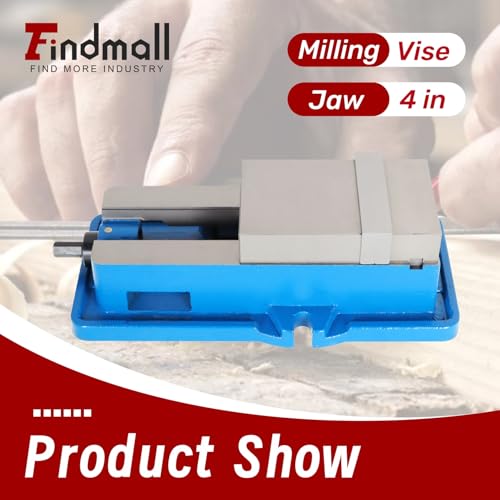 findmall فندمال 4 بوصة قفل لأسفل فايز دقة فايز طحن 4 بوصة عرض الفك مثقاب الصحافة فايز آلة طحن تثبيت مقعد قفل فايز (4 بوصة) - Image 2