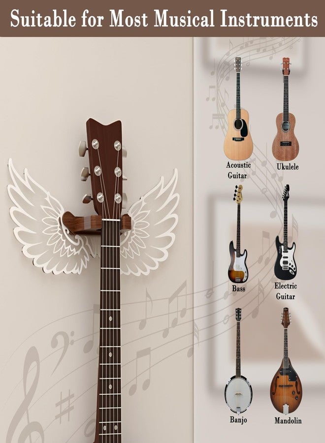 CoolGift Mart Light Up Guitar Stand Wall Mount (Warm White Angel) - Image 3