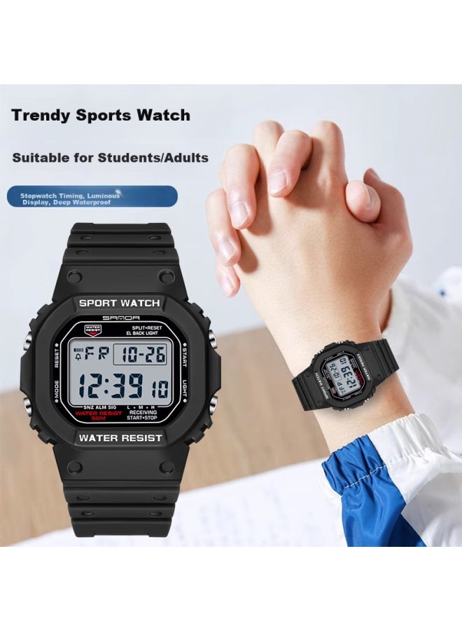 Aelvo Student Electronic Watch For Boys, Middle And High School Students, Youth Sports Birthday Gift For Children Ages 14-18 - Image 1