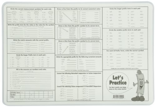 Painless Learning Metric System Placemat, 12 x 17 1/2 inches - Image 2