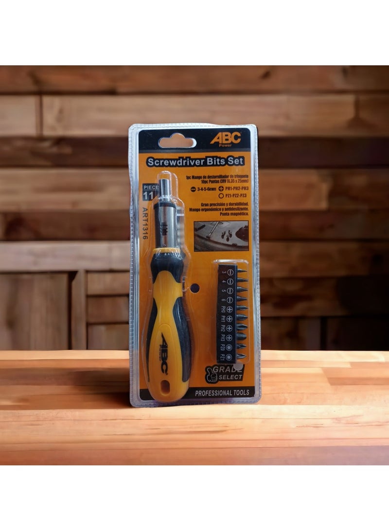 اي بي سي طقم مفك سيستم كارت لقمه 11ق ABC 1316 ART) 433-68 - Image 2