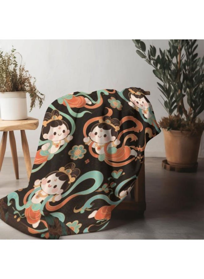 عام بطانية رقيقة من الفانيلا الكرتونية للأطفال والرضع (دافئة ومريحة، ومناسبة للنوم والألعاب) 70 سم * 100 سم - Image 5