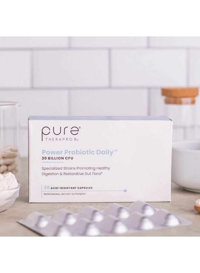 Pure Therapro Rx Power Probiotic Daily 30 Acidresistant Capsules  4 Proven Strains 30 Billion Cfu  Capsule  Sealed In Nitrogenpurged Aluminum Blister Packs To Ensure Freshness  No Refrigeration Required - Image 5