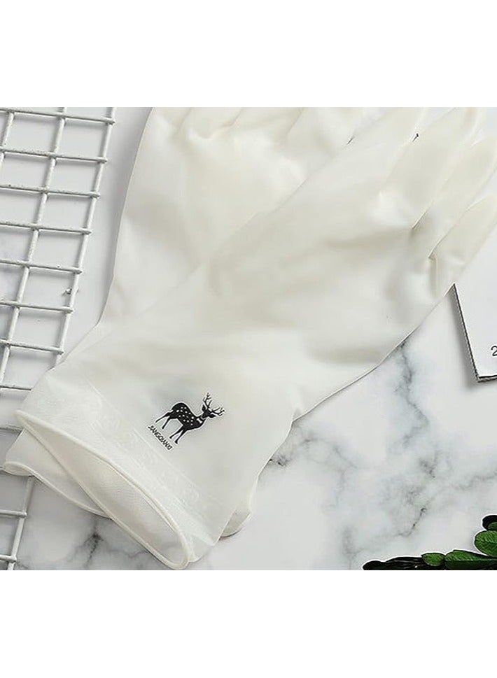 Kitchen Cleaning Gloves - White - Image 2