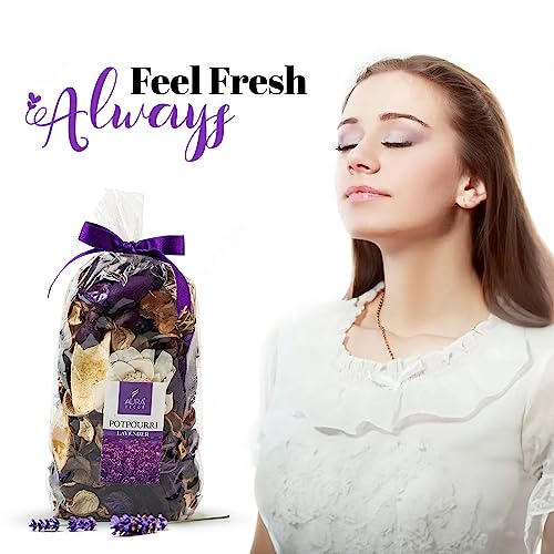AURA DECOR AuraDecor 150gm Dried Natural Fragrance Potpourri Fragrance with Petals & Buds (French Lavender) - Image 4