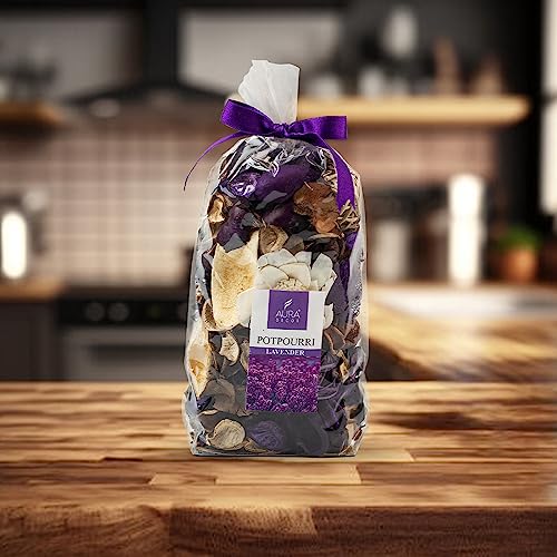 AURA DECOR AuraDecor 150gm Dried Natural Fragrance Potpourri Fragrance with Petals & Buds (French Lavender) - Image 2