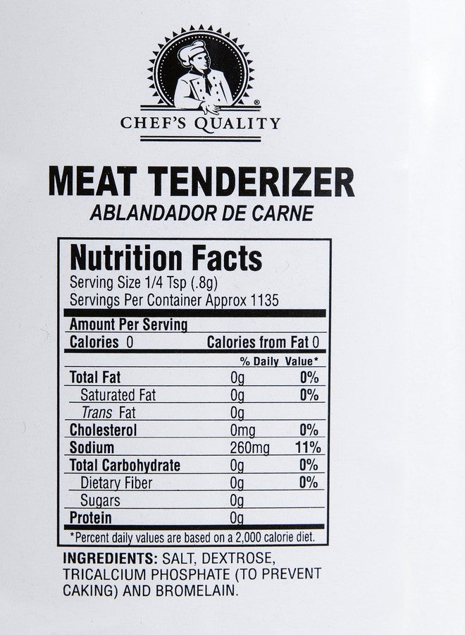 Chef's Quality Chefs Quality Meat Tenderizer with No MSG Added - 32 Oz Bottle - Image 4