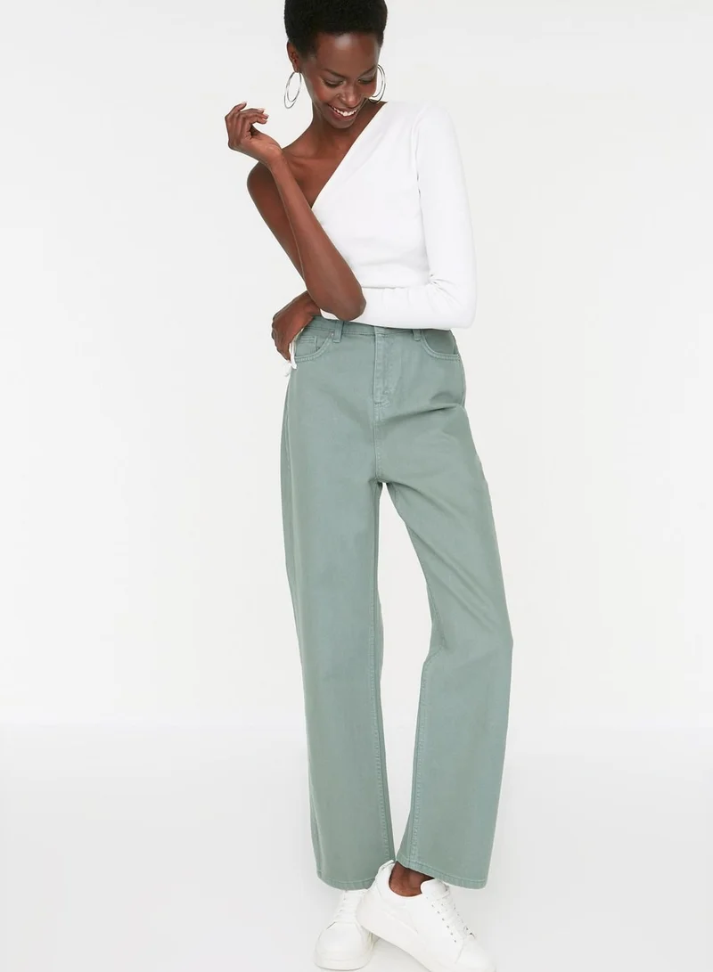trendyol High Waist Straight Jeans