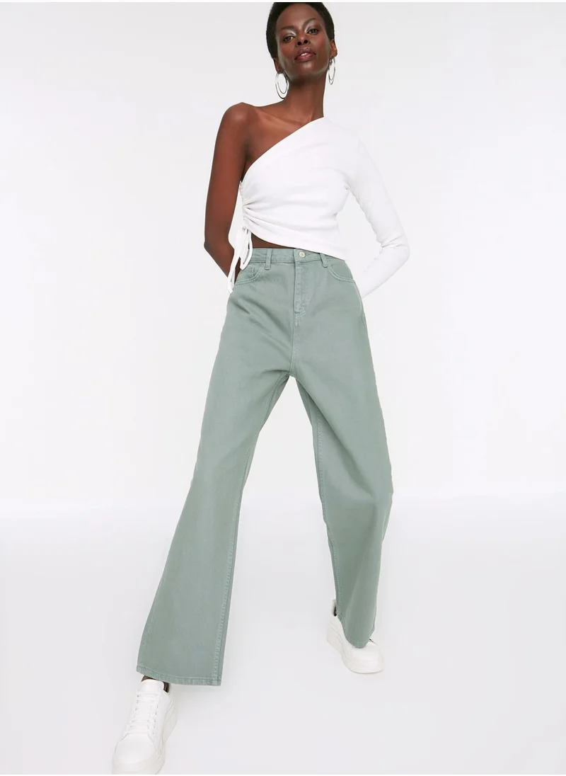 trendyol High Waist Straight Jeans