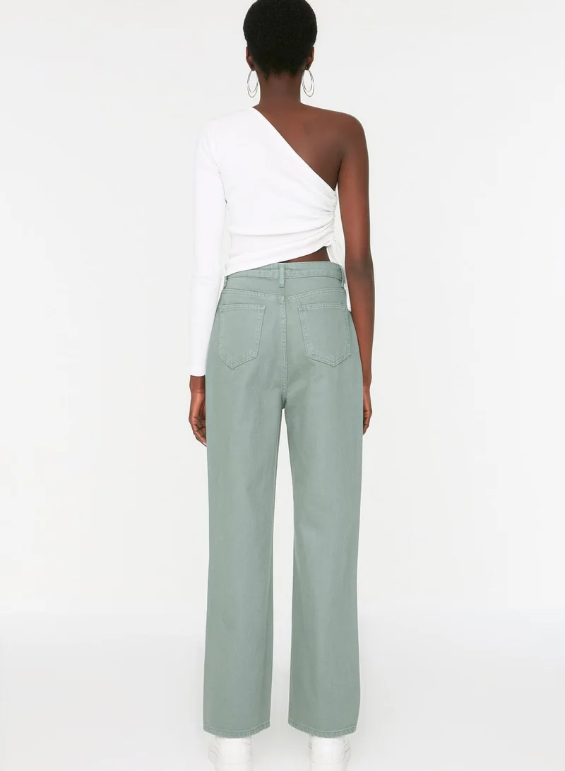 trendyol High Waist Straight Jeans