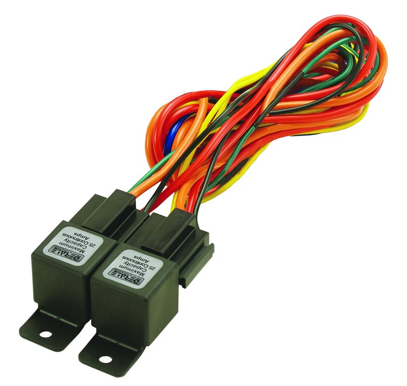 Derale 16765 Electric Fan Dual Relay Wire Harness Black