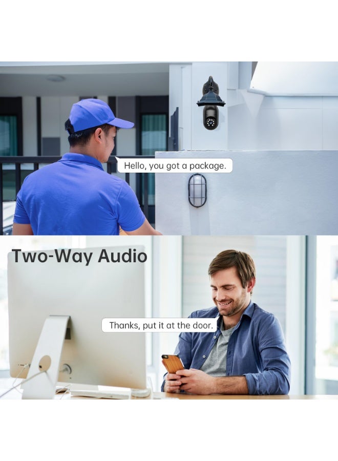 Arabest Bulb Wireless Security Camera, 1080P HD WiFi Home Camera, 360° Pan 110° Tilt, Night Vision, Motion Detection, Two-Way Audio, Remote App Control,Audio for Home & Rental,out Memory Card(Pack of 2) - Image 5
