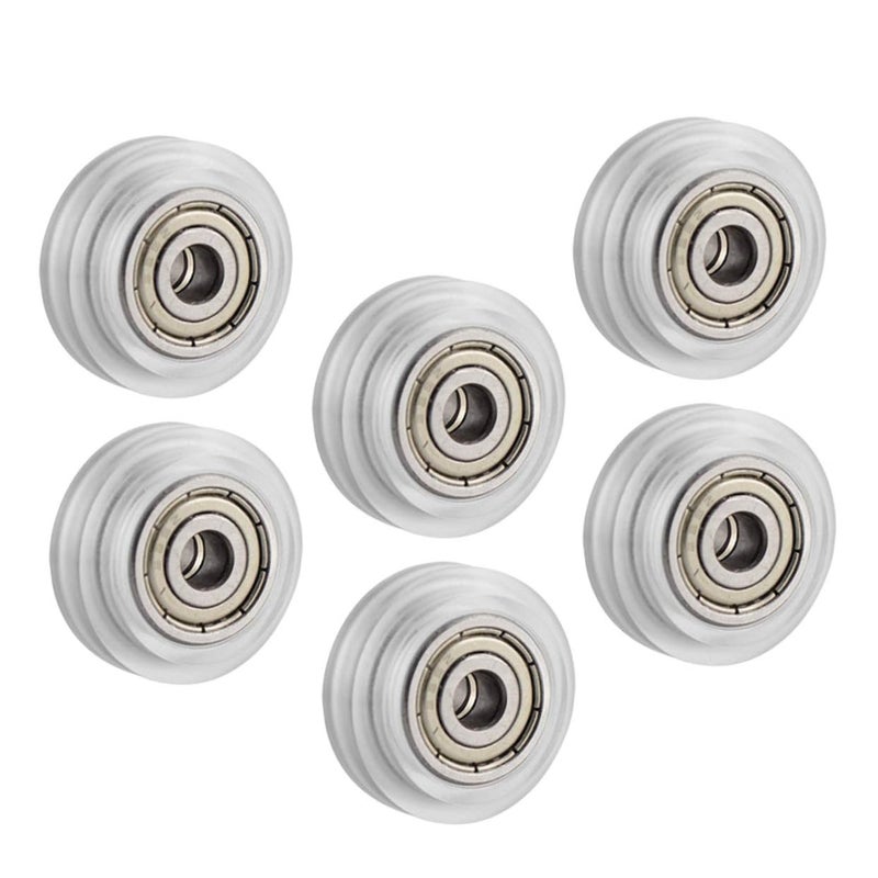 6pcs High Precision Smooth Rolling Desktop Pulley Ball Caster Wheel Kit for Printer Accessory - Image 2