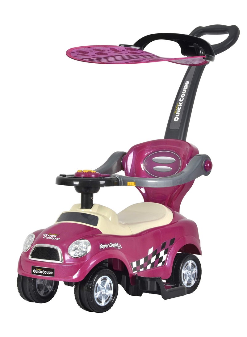 Amsham Toys Amsham Sunshine Umberlla Pusher Car Rideon - Purple - Image 1