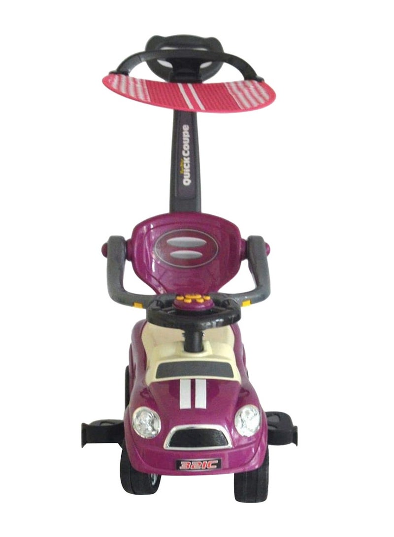 Amsham Toys Amsham Sunshine Umberlla Pusher Car Rideon - Purple - Image 2