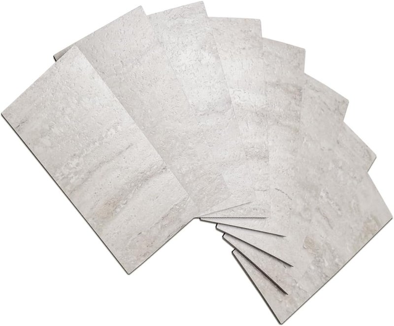 AULIGET 100 Piece Peel and Stick Backsplash Wall Tiles, 3" x 6" PVC Light Beige Stick on Tiles for Backsplash Kitchen, Bathroom, Laundry Room, Camper, Fireplace, WT0422100A - Image 1
