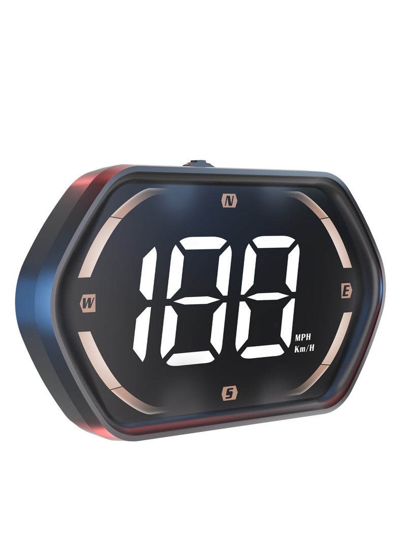 Smart Brightness Car Speed Monitor, Car HD Digital GPS Speedometer, Speed Overspeed Prompt, Suction Cup Rotation Speed Display, Quick Installation Of Head-up Display - Image 1