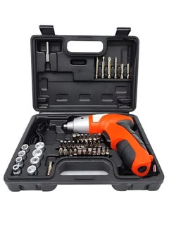Generic 45-Piece Cordless Screwdriver Set Rechargeable Battery Powered Handy Drill with Bits Holder  - Image 1