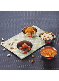 Hazel HAZEL Stainless Steel Bowl Vati Set | 270 ml Steel Bowl Set for Kitchen | Dinner Bowl Katori Serving Wati, Set of 4  - Image 2
