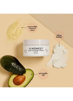 The Honest Company The Honest Company Honest Mama Glow On Body Cream | Hydrates, Firms, + Tightens Skin | Shea Butter, Avocado Oil, Vitamin E | 6 oz  - Image 2