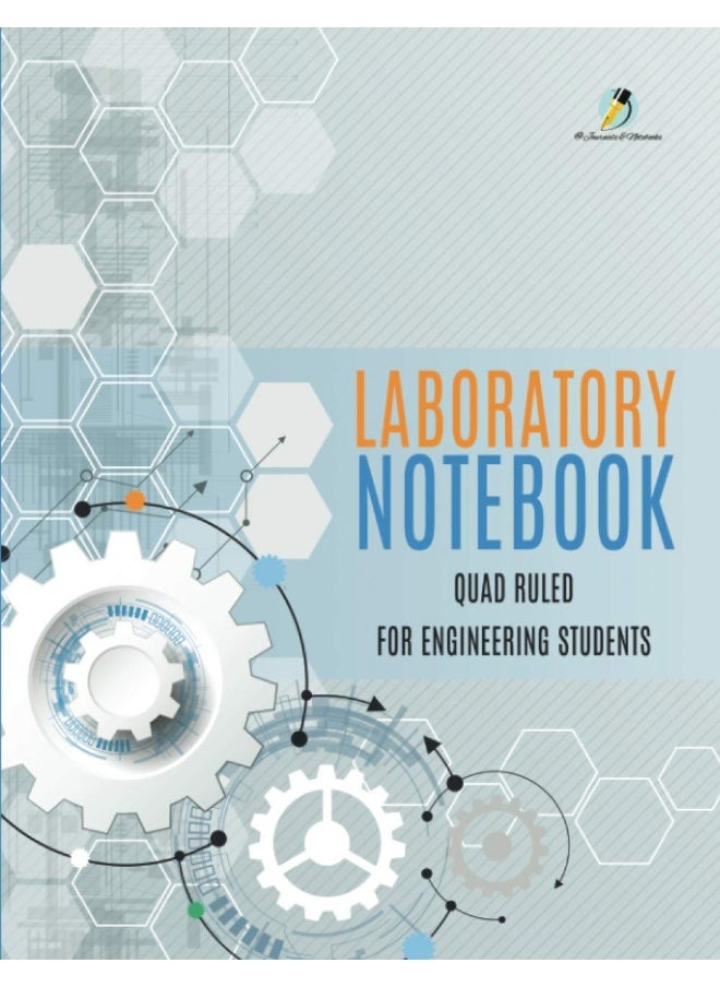 Laboratory Notebook Quad Ruled for Engineering Students  - Image 1