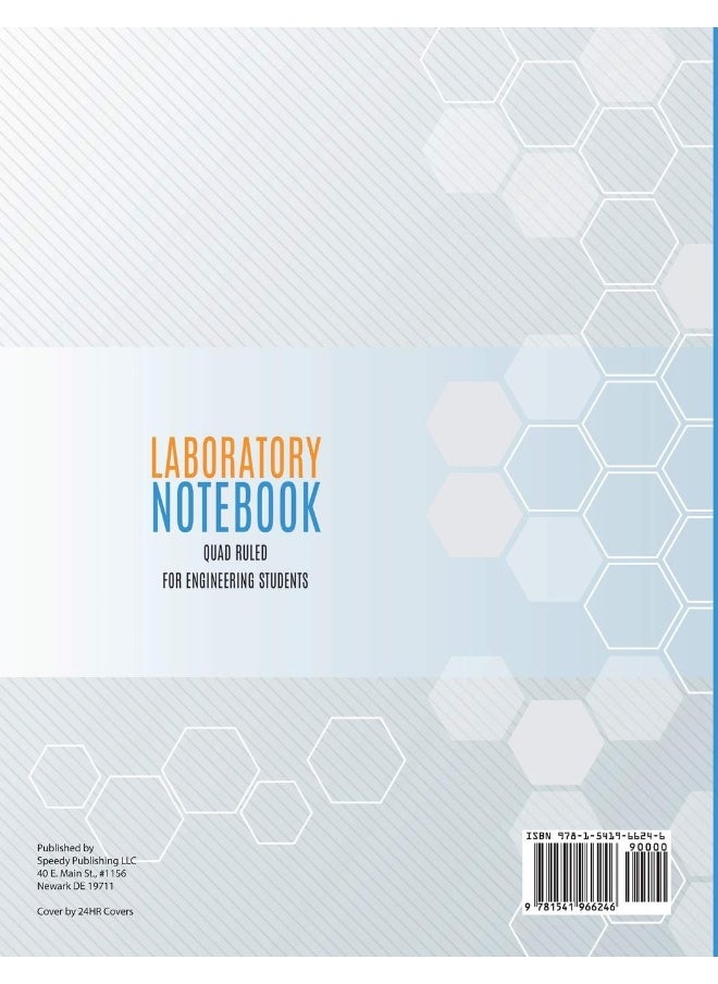 Laboratory Notebook Quad Ruled for Engineering Students  - Image 2