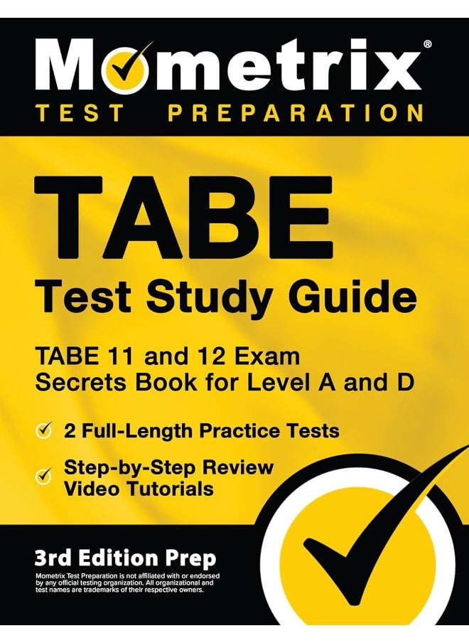 null - TABE Test Study Guide - TABE 11 and 12 Secrets Boo: 3rd Edition Prep - Image 1