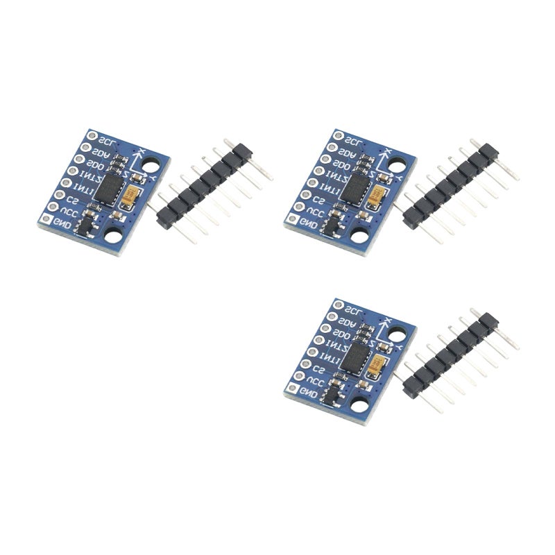 3Pcs ADXL345 GY 291 Triaxial Accelerometer Angular Transducer Module Analog Robotics Orientation Tracking Sensor Color B - Image 5