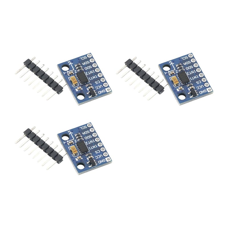 3Pcs ADXL345 GY 291 Triaxial Accelerometer Angular Transducer Module Analog Robotics Orientation Tracking Sensor Color B - Image 1