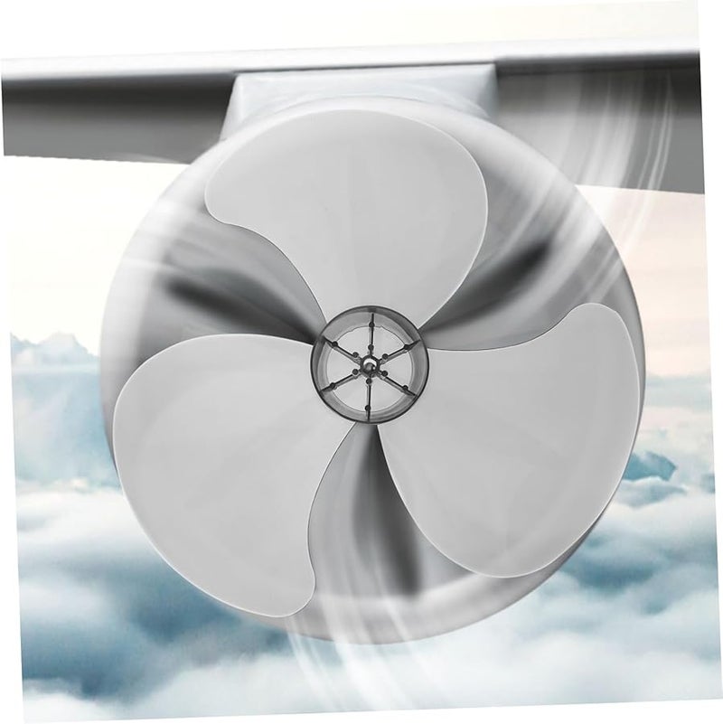 Jojofuny 5Pcs Plastic Electric Fan Blade Replacement Low Noise Compatible Fan Blades - Image 3