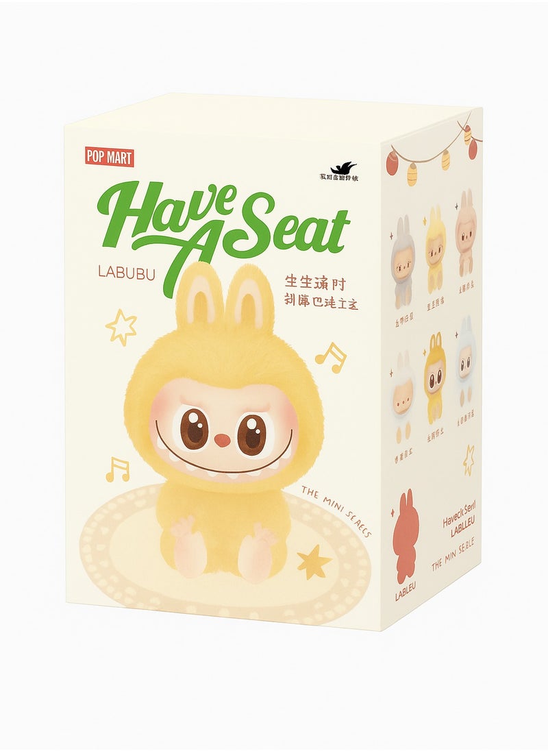 LABUBU POP MART Labubu "Have a Seat" Blind Box – 17cm Vinyl Figure  - Image 1