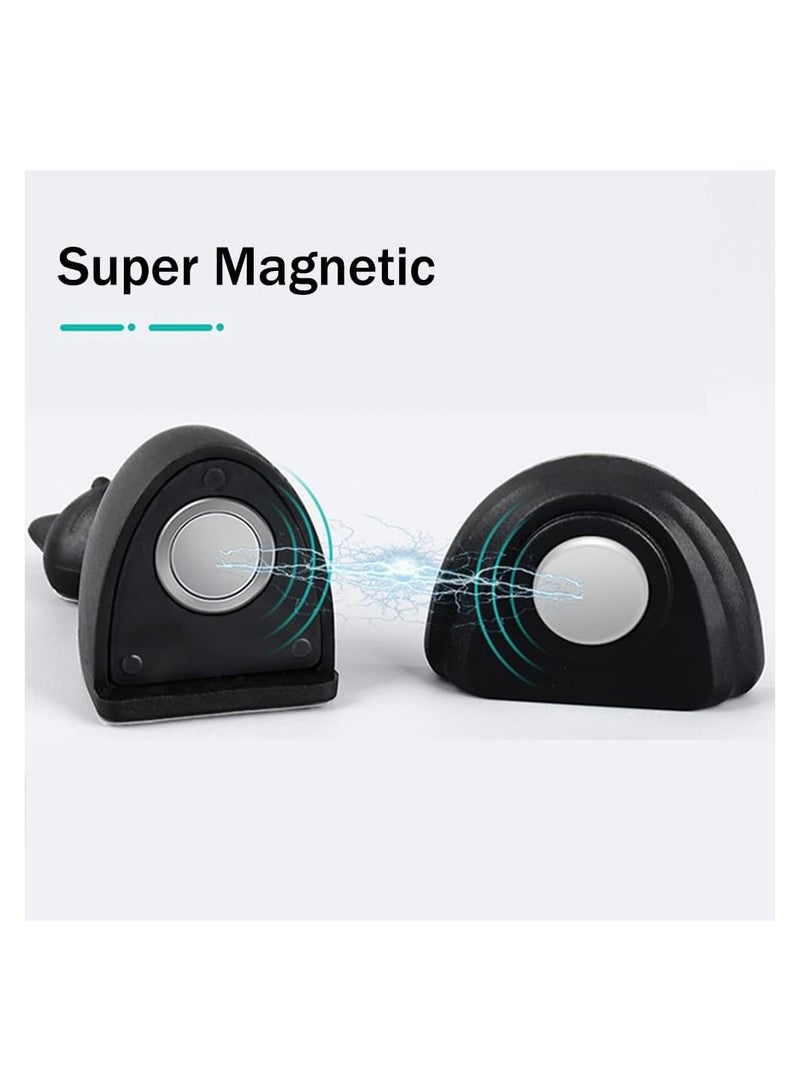 KASTWAVE Magnetic Door Stopper Catch Wall Protector, Black Cat Shape Door Stop for Bottom of Door, No Punching Anti-Collision with 3M Tape for Door of Bedroom, Balcony, Kitchen, Entry, 2Pcs  - Image 4
