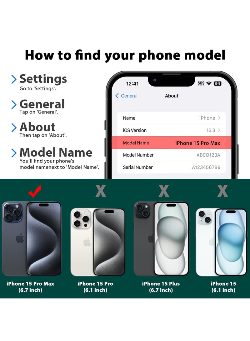 SOLARAE Metal iPhone Case for iPhone 15 Pro Max, 6.7 Inch Case Aerospace Alloy Case Ma-gSafe Compatible Case Alloy Bumper Case Protective Metal Case Cooling Phone Case Heat Dissipating Case - Image 2