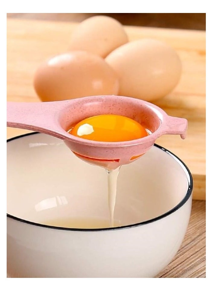 Spaceshoop Kitchen Egg Separator with Strainer and Funnel, 8 x 16 cm (Multicolor)  - Image 3