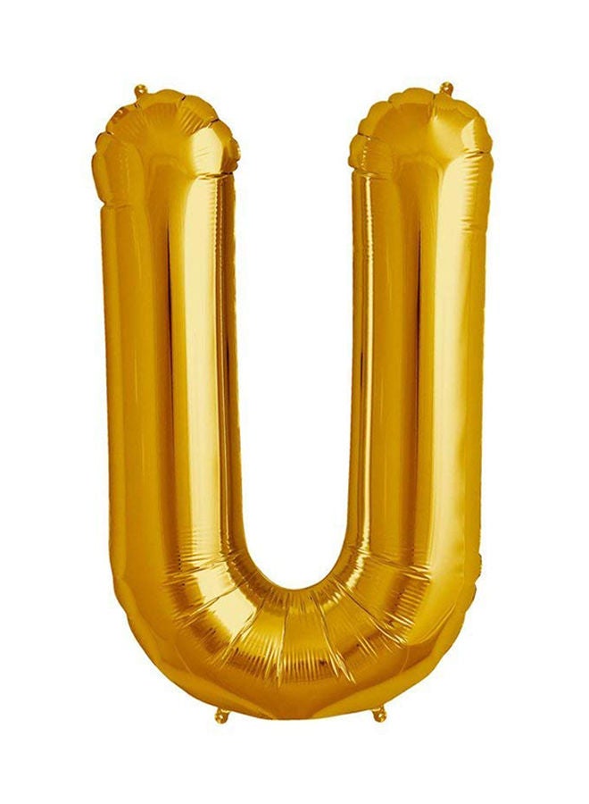 NIBEMINENT Letter U Helium Party Balloon 30inch